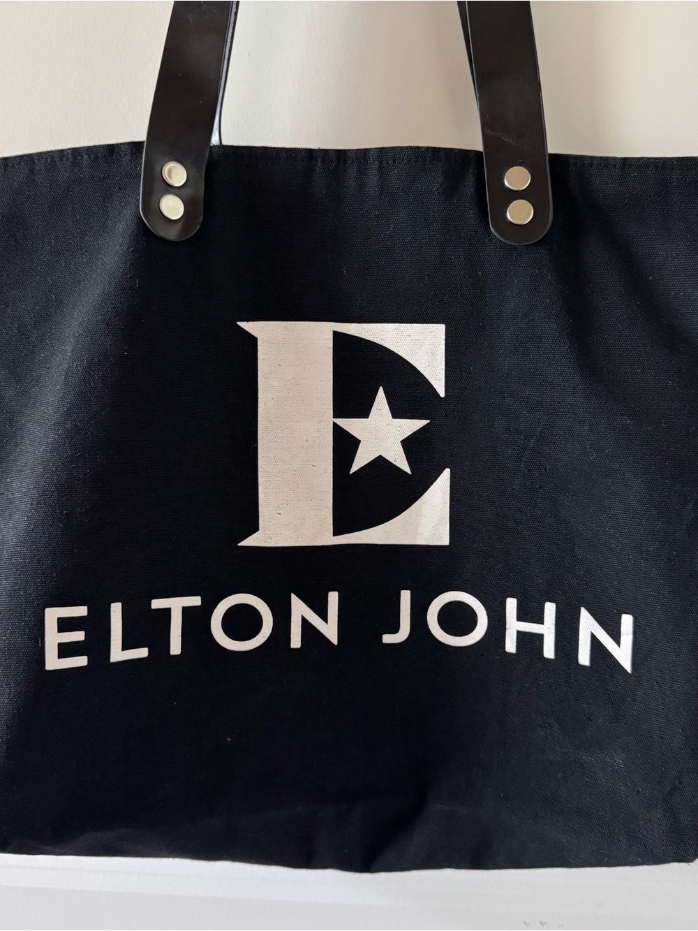 Elton John VIP Farewell Tour Reversible Canvas Tote Bag - Picture 2 of 12